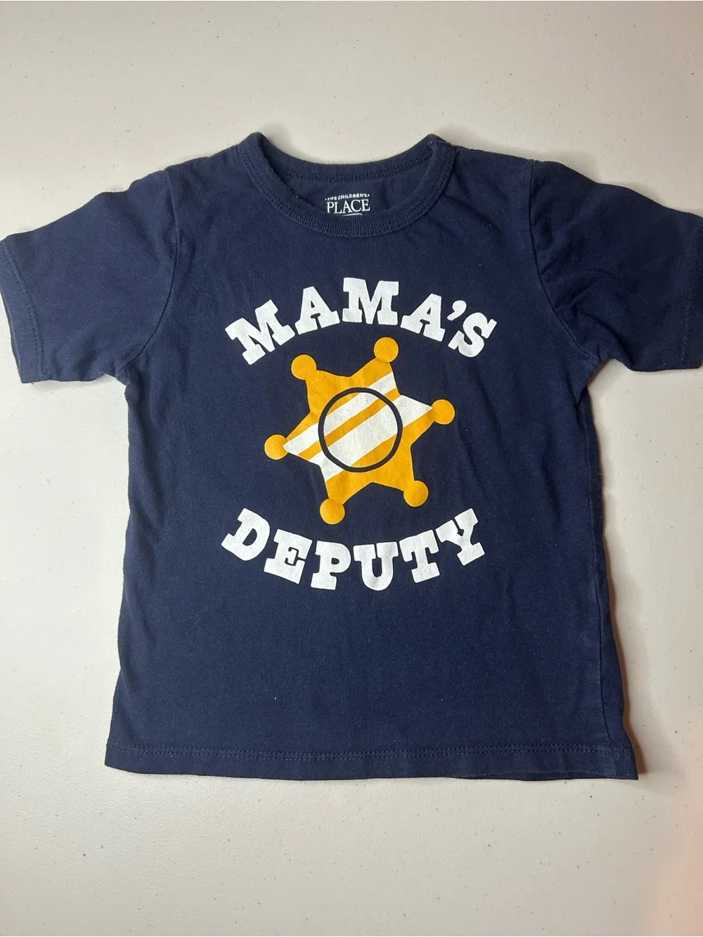 The Children's Place Navy Short-Sleeve Graphic Tee
